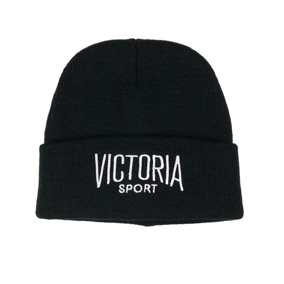 Victoria’s Secret Sport Logo Beanie Hat NEW - Picture 2 of 4